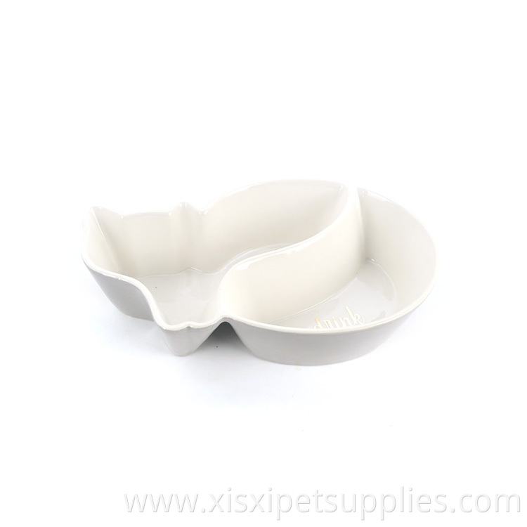 Wholesale Pet Feeding Bowl Water and Food Feeder Bowl Ceramic Pet Bowl